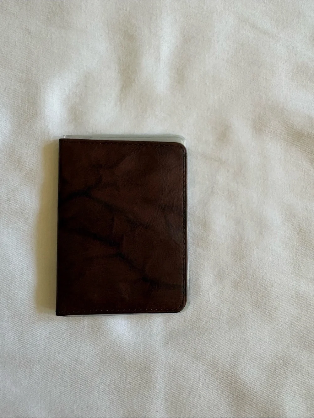 Stafford Dark Brown Leather Pocket Card & Key Holder